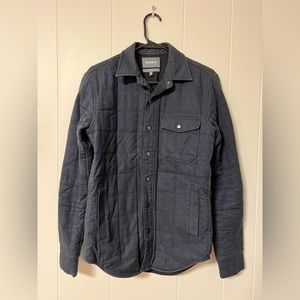 Bonobos navy quilted Shirt Jacket (shacket) Size XS